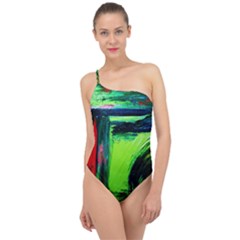 Abandoned Mine 6 Classic One Shoulder Swimsuit by bestdesignintheworld