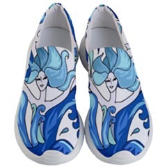 Abstract Colourful Comic Characters Women s Lightweight Slip Ons by Simbadda