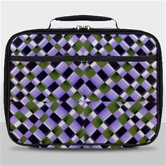 Hypnotic Geometric Pattern Full Print Lunch Bag by dflcprints