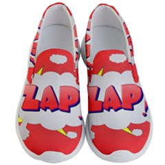 Comic Bubble Popart Cartoon Action Men s Lightweight Slip Ons by Simbadda