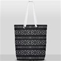 Futuristic Geometric Stripes Pattern Full Print Rope Handle Tote (Small) View1
