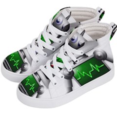 Robot Kid s Hi-top Skate Sneakers by Simbadda