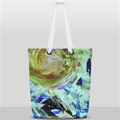 June Gloom 6 Full Print Rope Handle Tote (small) by bestdesignintheworld