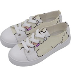 Poodle Dog Breed Cute Adorable Kids  Low Top Canvas Sneakers by Nexatart