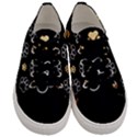 Dog Pawprint Tracks Background Pet Men s Low Top Canvas Sneakers View1