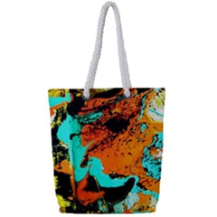Fragrance Of Kenia 3 Full Print Rope Handle Tote (small) by bestdesignintheworld