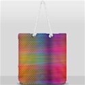 Colorful Sheet Full Print Rope Handle Tote (Large) View1