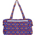 Blue Orange Yellow Swirl Pattern Multi Function Bag	 View2