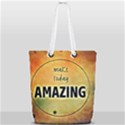 Beautiful Day Cheerful Munter Full Print Rope Handle Tote (Small) View2
