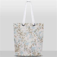 Background Texture Motive Paper Full Print Rope Handle Tote (small) by Sapixe