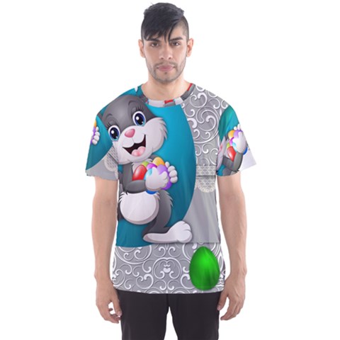 Illustration Celebration Easter Men s Sports Mesh Tee by Sapixe