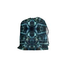 Abstract Fractal Magical Drawstring Pouches (small)  by Sapixe