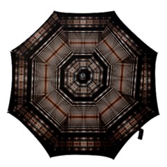  Fractal Art Design Geometry Hook Handle Umbrellas (small) by Sapixe