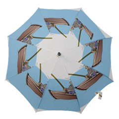 Fishing Fish Fisherman Boat Mare Hook Handle Umbrellas (large) by Sapixe