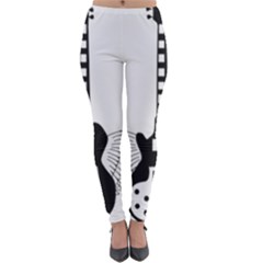 Guitar Abstract Wings Silhouette Lightweight Velour Leggings by Sapixe