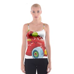 Car Vehicle Racing Car Formula Spaghetti Strap Top by Sapixe