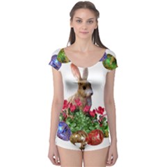 Easter Eggs Rabbit Celebration Boyleg Leotard  by Sapixe