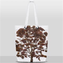 Tree Vector Ornament Color Full Print Rope Handle Tote (small) by Sapixe