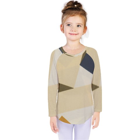 Fabric Textile Texture Abstract Kids  Long Sleeve Tee by Sapixe