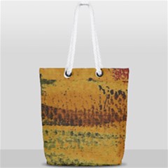 Fabric Textile Texture Abstract Full Print Rope Handle Tote (small) by Sapixe