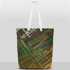 City Forward Urban Planning Full Print Rope Handle Tote (small) by Sapixe