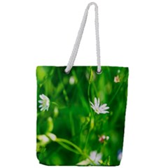Inside The Grass Full Print Rope Handle Tote (large) by FunnyCow