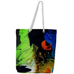 I Wonder-2 Full Print Rope Handle Tote (large) by bestdesignintheworld