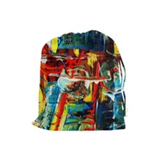 Red Aeroplane 1 Drawstring Pouches (large)  by bestdesignintheworld