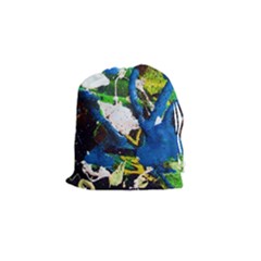 Avocado 2 Drawstring Pouches (small)  by bestdesignintheworld