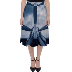 Propeller - Sky Challenger Folding Skater Skirt by FunnyCow