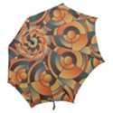 Background Abstract Orange Blue Hook Handle Umbrellas (Small) View2