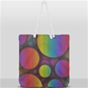 Background Colorful Abstract Circle Full Print Rope Handle Tote (Large) View2