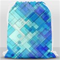 Abstract Squares Arrangement Drawstring Bag (Large) View2