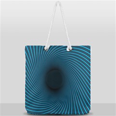 Background Spiral Abstract Pattern Full Print Rope Handle Tote (large) by Nexatart