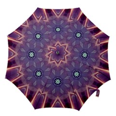 Abstract Glow Kaleidoscopic Light Hook Handle Umbrellas (small) by Nexatart