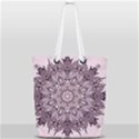 Mandala Pattern fractal Full Print Rope Handle Tote (Small) View2