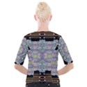 Butterflies And Flowers A In Romantic Universe Cropped Button Cardigan View2