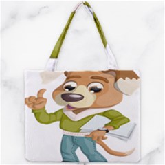 Dog Pet Dressed Point Papers Mini Tote Bag by Sapixe