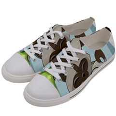 Kitten Kitty Cat Sleeping Sleep Women s Low Top Canvas Sneakers by Sapixe