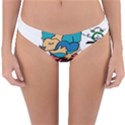 Housewife Multitasking Woman Reversible Hipster Bikini Bottoms View3