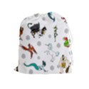 Dundgeon and Dragons Dice and Creatures Drawstring Pouches (Extra Large) View1
