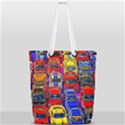 Colorful Toy Racing Cars Full Print Rope Handle Tote (Small) View2
