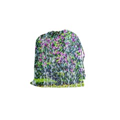 Lilacs Of The First Water Drawstring Pouches (small)  by FunnyCow
