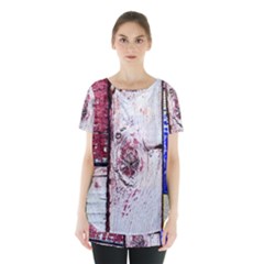 Abstract Art Of Grunge Wood Skirt Hem Sports Top by FunnyCow