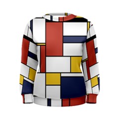 Neoplasticism Style Art Women s Sweatshirt by FunnyCow