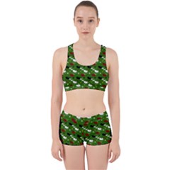 Snow Sleigh Deer Green Work It Out Gym Set by snowwhitegirl