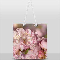 Beautiful Flowering Almond Full Print Rope Handle Tote (large) by FunnyCow