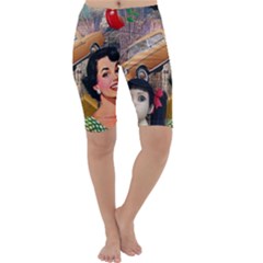 Out In The City Cropped Leggings  by snowwhitegirl
