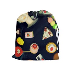 Food Drawstring Pouch (xl) by snowwhitegirl