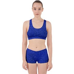 Blue Glitter Work It Out Gym Set by snowwhitegirl